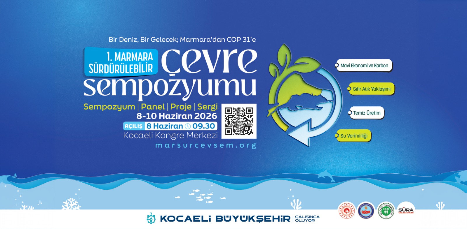 1.Marmara Çevre Sempozyumu ( 8 - 9 - 10 Haziran 2026)